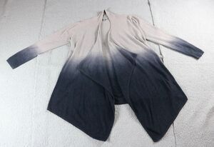 Barefoot Dreams Cardigan L Xl 436 Calypso Ombre Wrap Cardigan Brown Blue Black